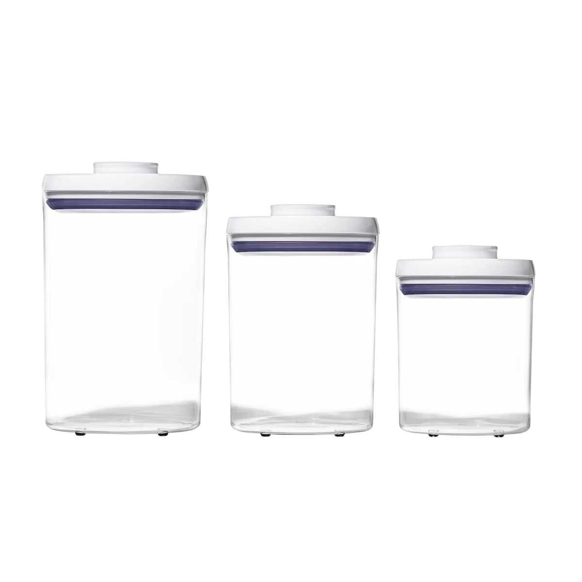 OXO SoftWorks POP Food Storage Containers, Set of 3 - Retail $26