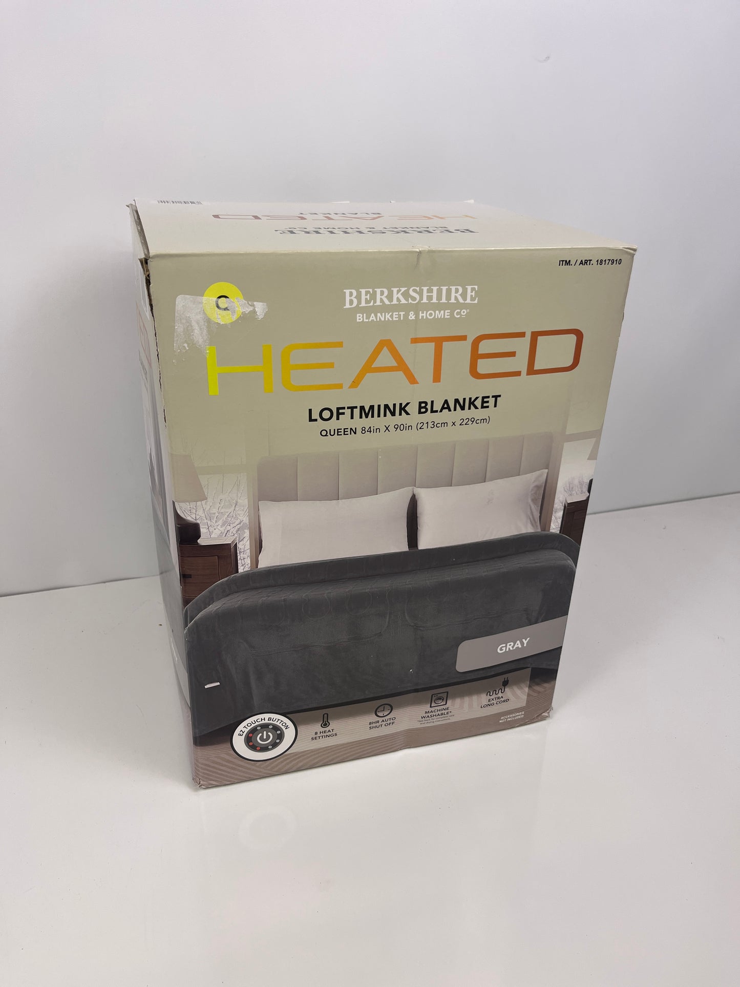 BRK HEATED QN GRAY - Retail $59