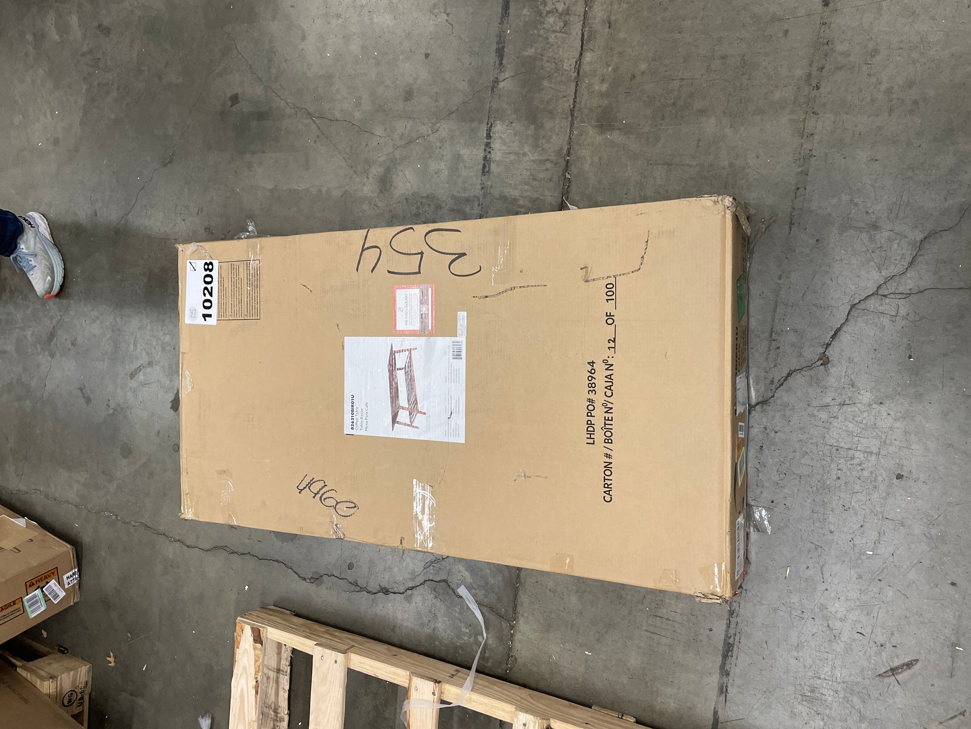 Linon Mid Century Walnut Melissa Coffee Table - Retail $390