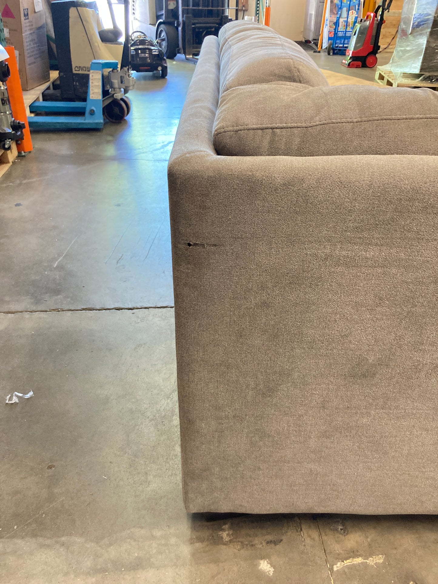 Costco - Miles Fabric Sectional with Ottoman - Retail $1999