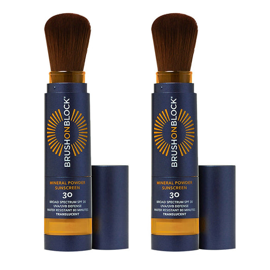 Brush On Block SPF 30 Mineral Powder Sunscreen, 0.12 oz Duo