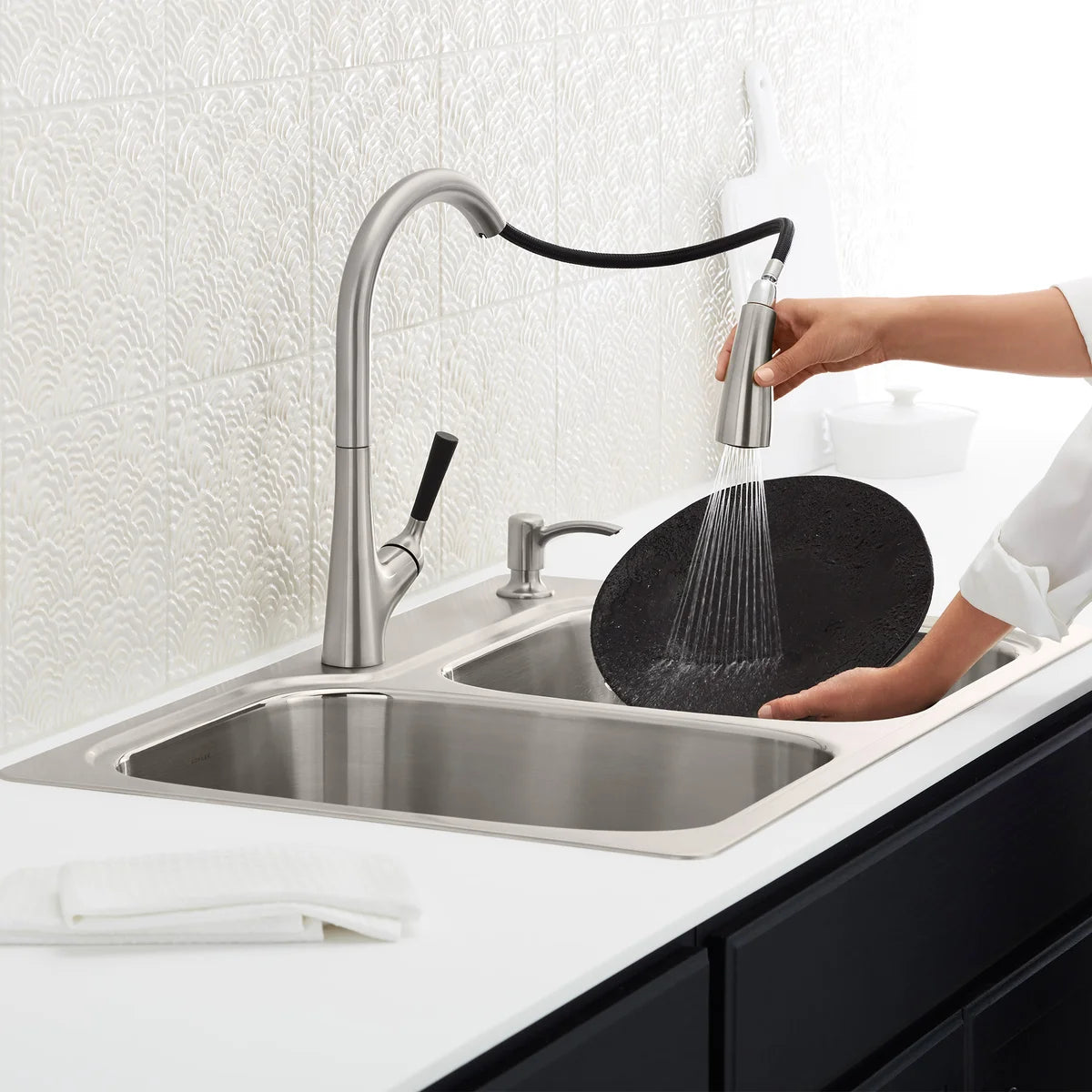 NEW - Kohler Stainless Steel Sink and Faucet Package - Retail $339
