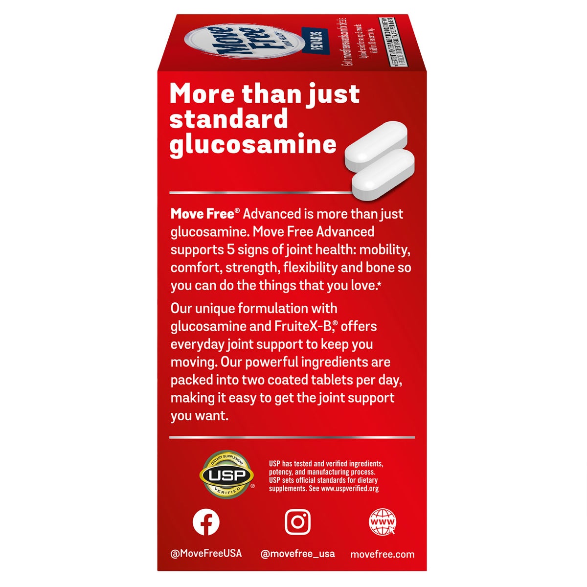 Schiff Move Free Advanced Joint Supplement, 200 Tablets