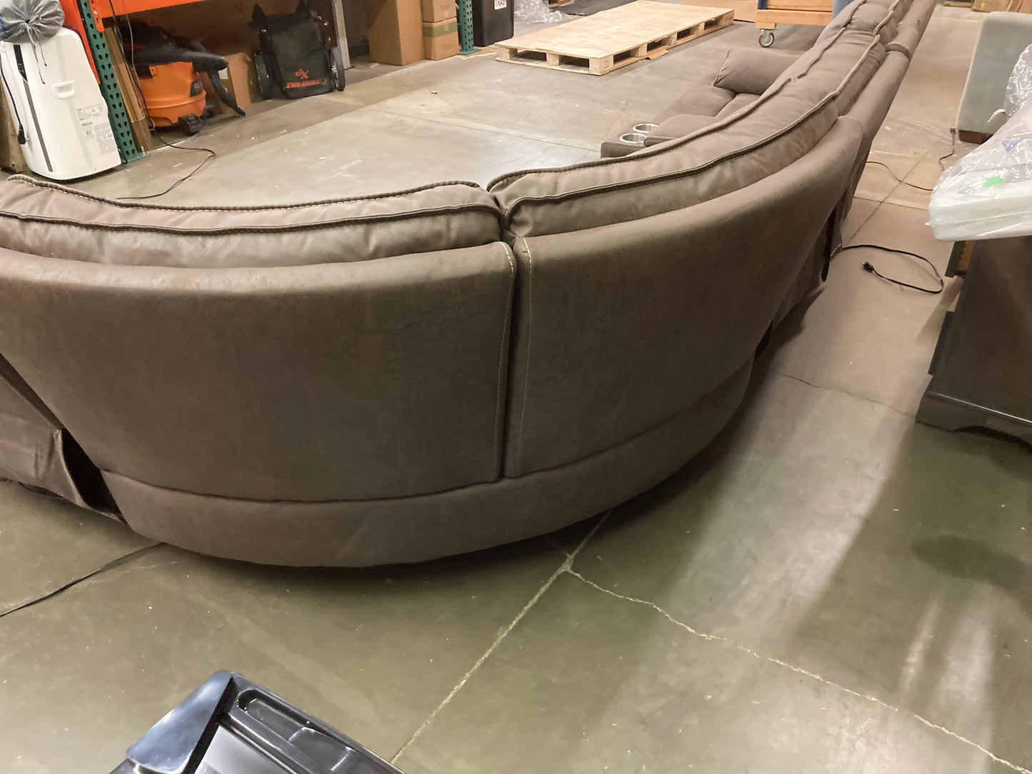 Costco - Bailey Fabric Power Reclining Sectional - Retail $1499 Default Title