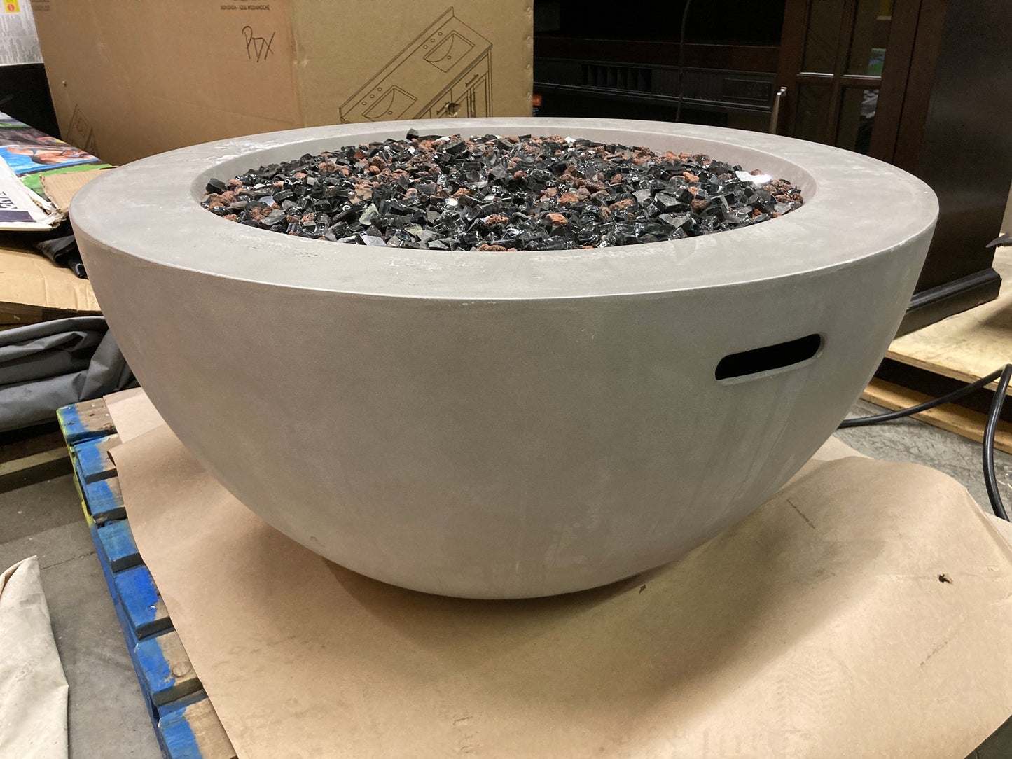 Costco - Faux Concrete Gas Fire Pit - Retail $449 Default Title