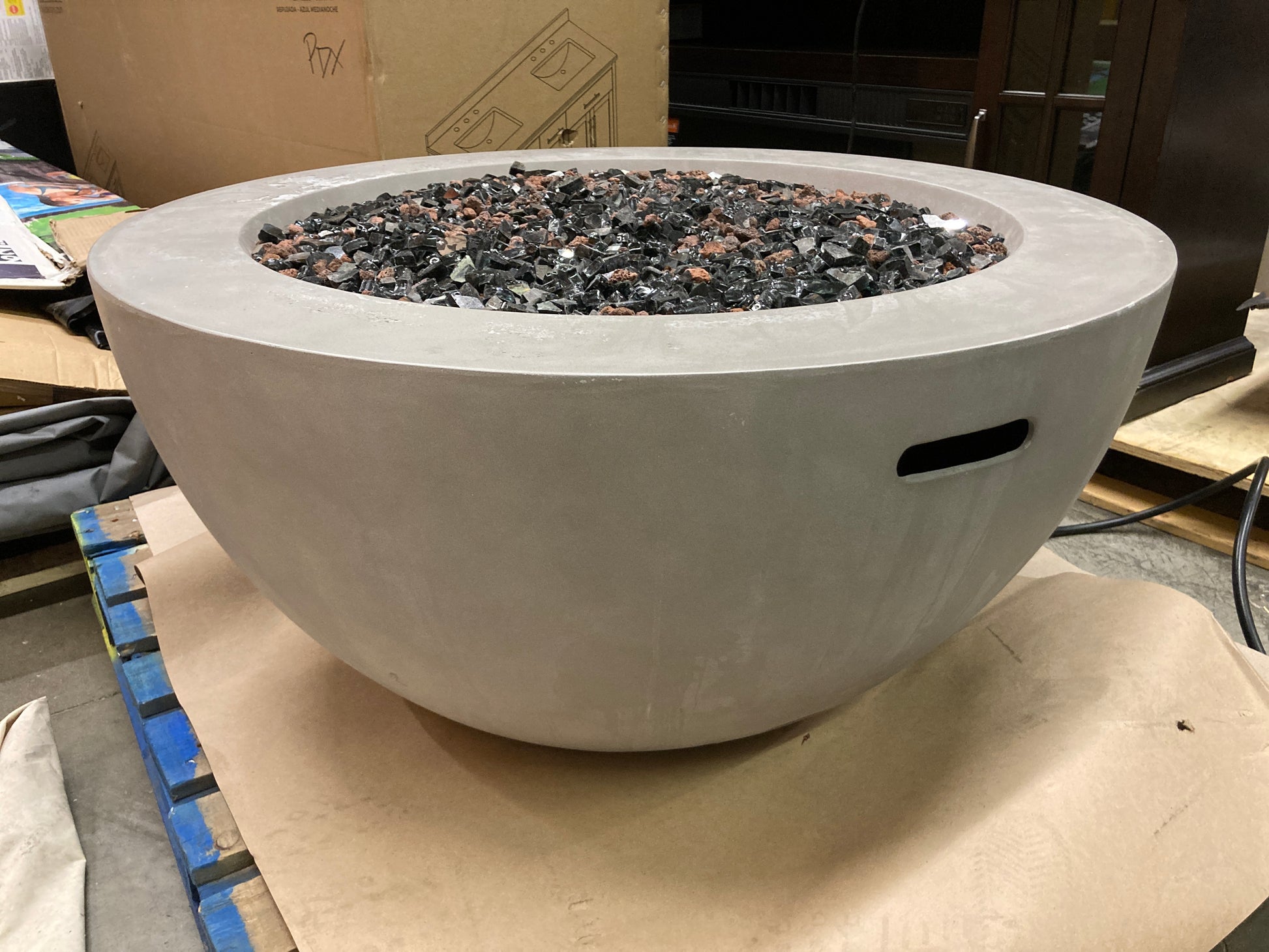 Costco - Faux Concrete Gas Fire Pit - Retail $449 Default Title