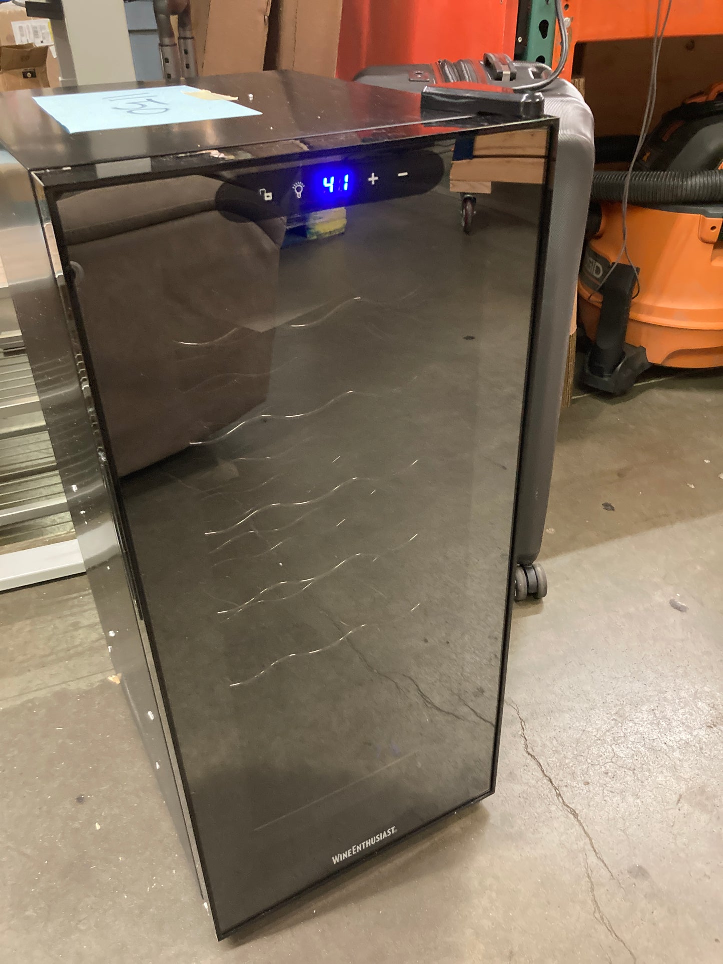 Wine Enthusiast 18 Bottle Single Zone Compressor Wine Cooler - Retail $349 Default Title