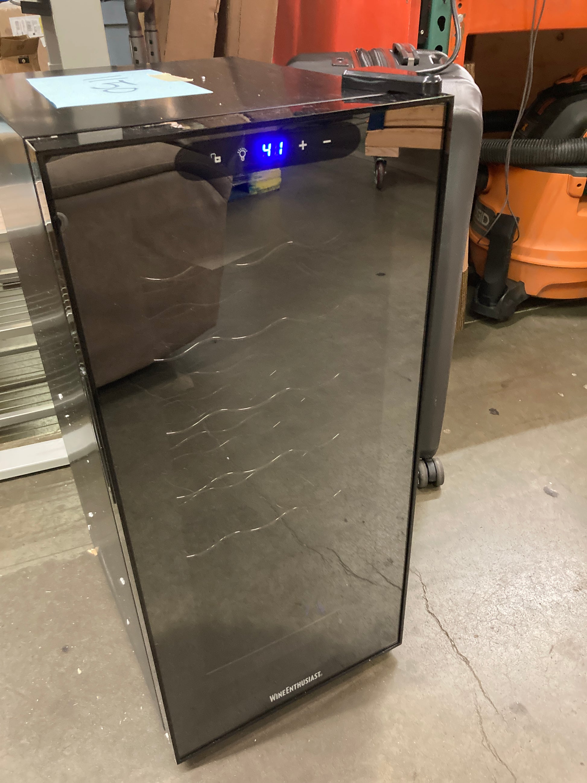 NEW - Wine Enthusiast 18 Bottle Single Zone Compressor Wine Cooler - Retail $349 Default Title