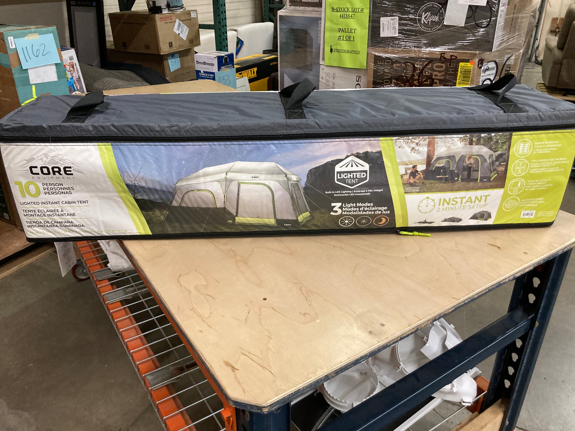 Costco - CORE 10-Person Lighted Instant Cabin Tent - Retail $269 Default Title