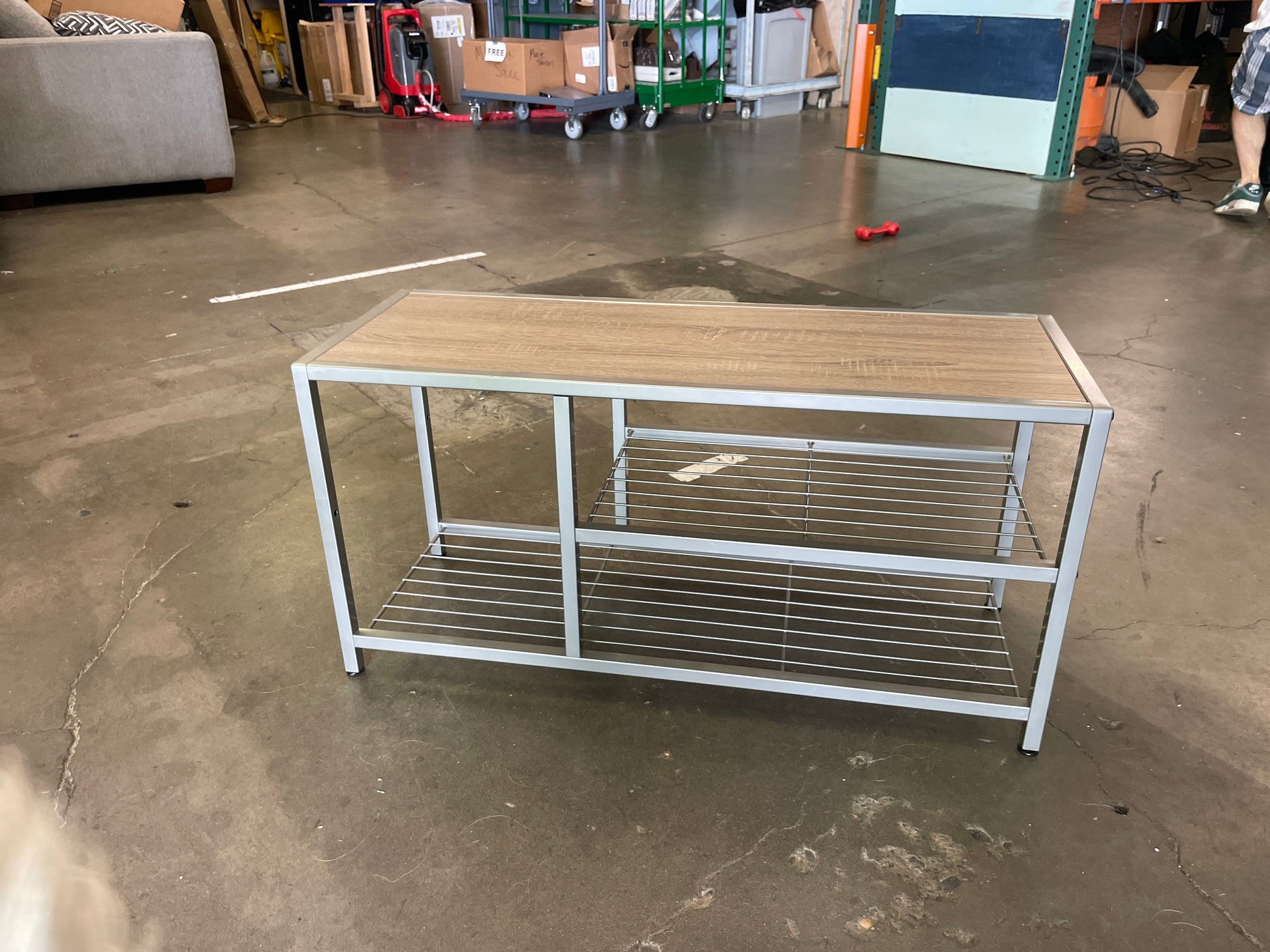 Costco - Trinity Shoe Bench with Boot Storage - Retail $59 Default Title