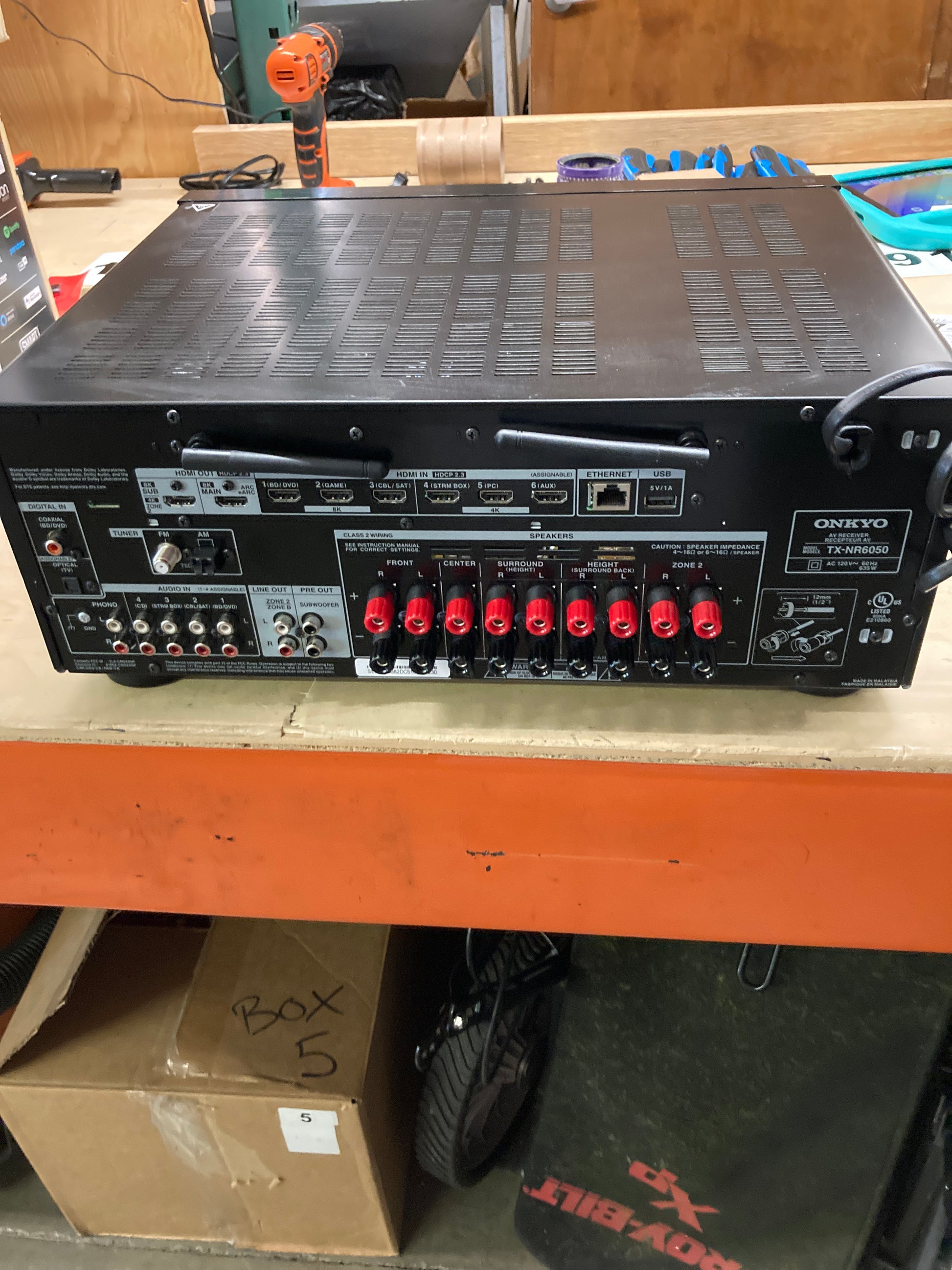 Onkyo TX-NR6050 7.2-Channel AV Receiver - Retail $499 Default Title