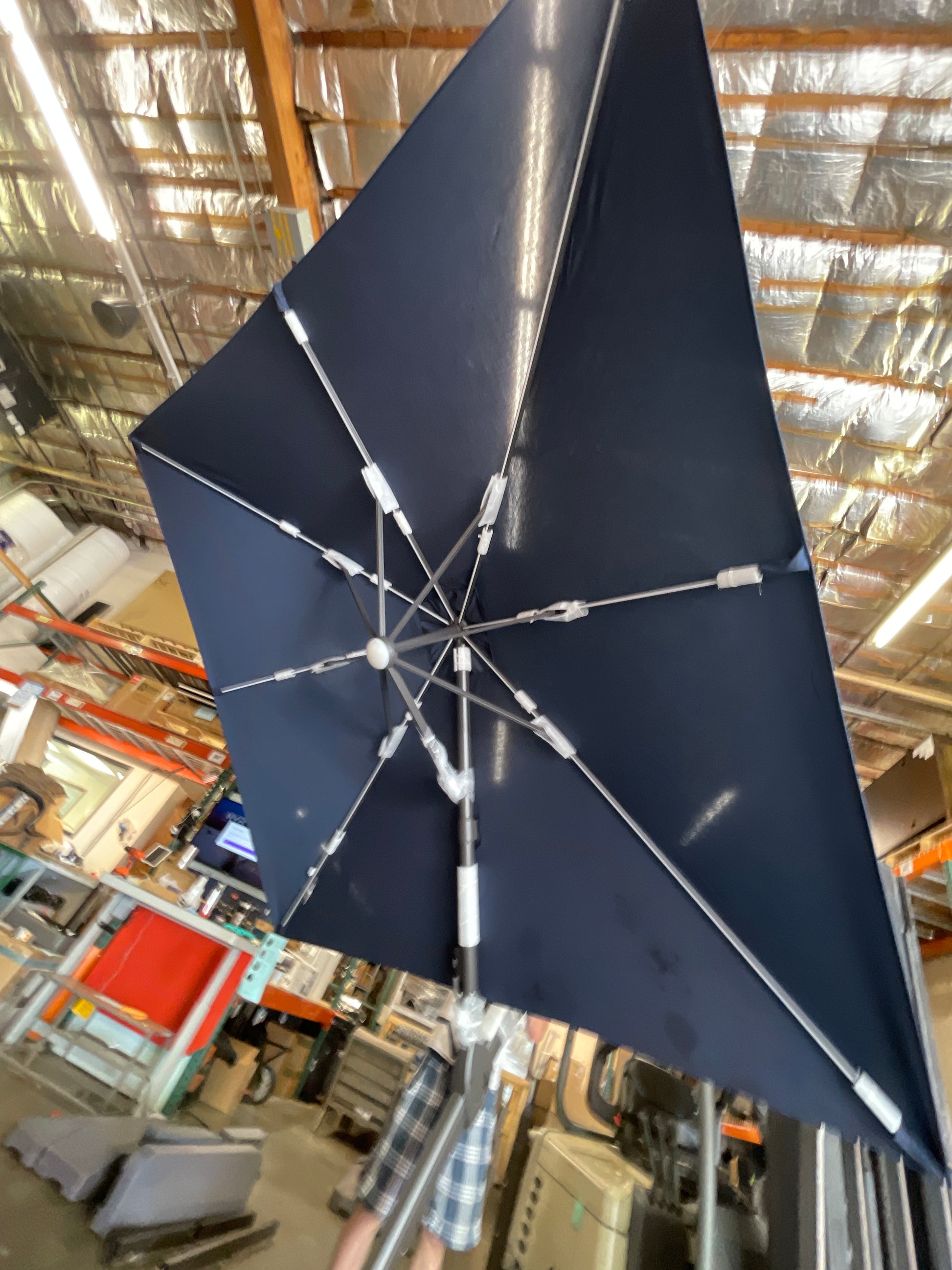 Costco - Seasons Sentry 10' Square Solar LED Cantilever Umbrella - Retail $699 Default Title