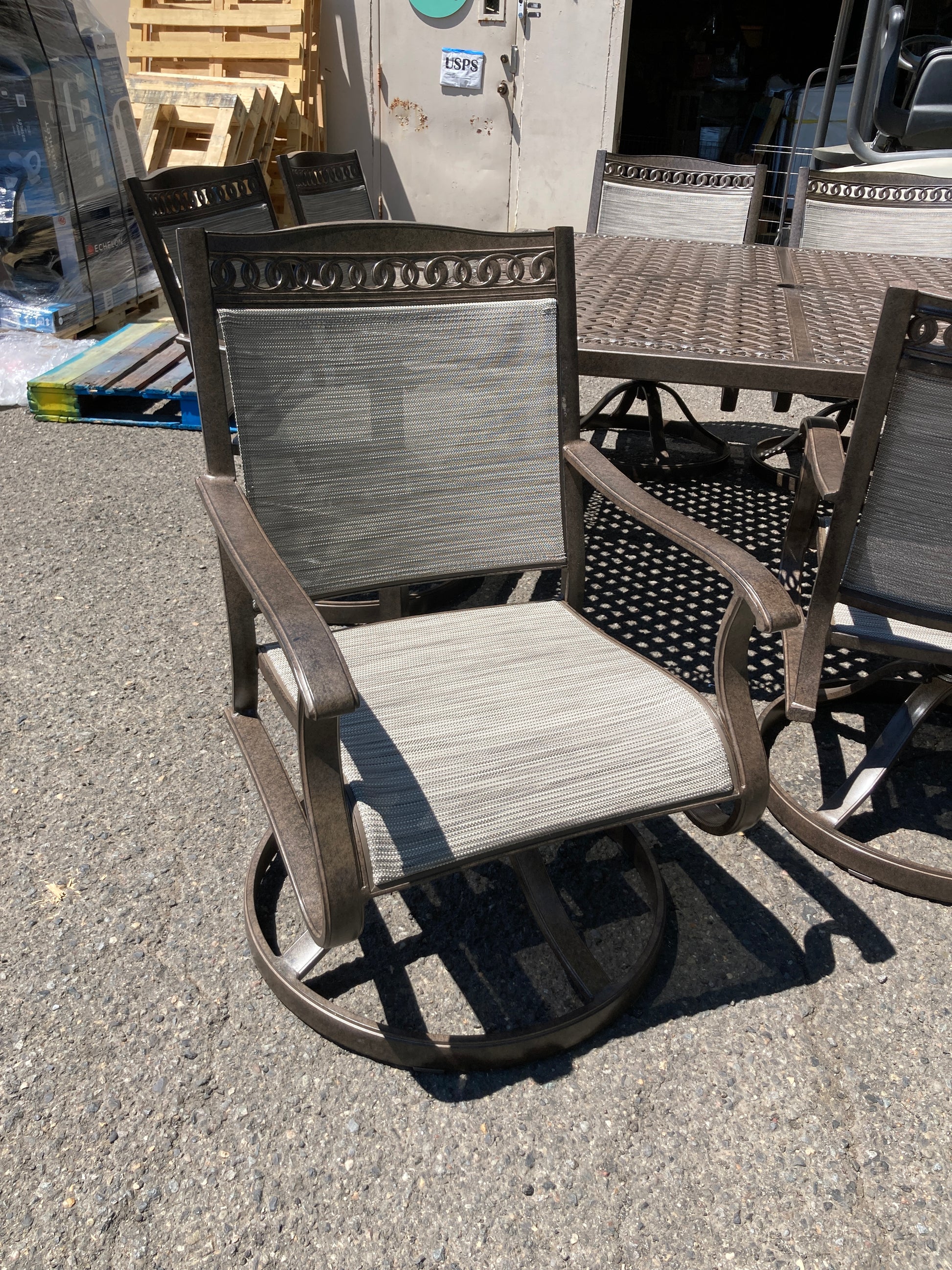 Costco - Agio Cullman 9-piece Sling Outdoor Patio Dining Set - Retail $2499 Default Title