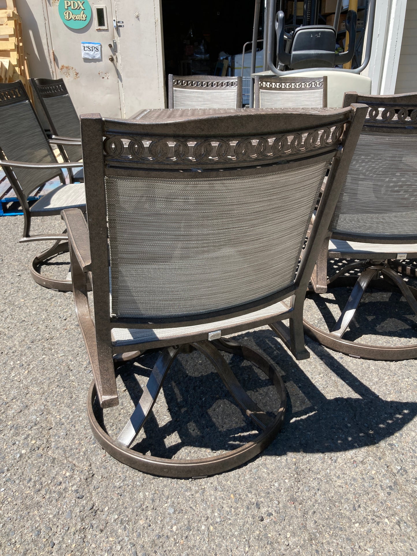 Costco - Agio Cullman 9-piece Sling Outdoor Patio Dining Set - Retail $2499 Default Title