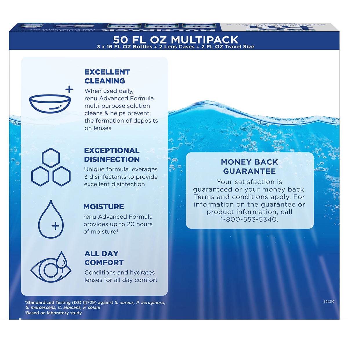 renu Advanced Formula Multi-Purpose Solution, 50 Ounces - Retail $20