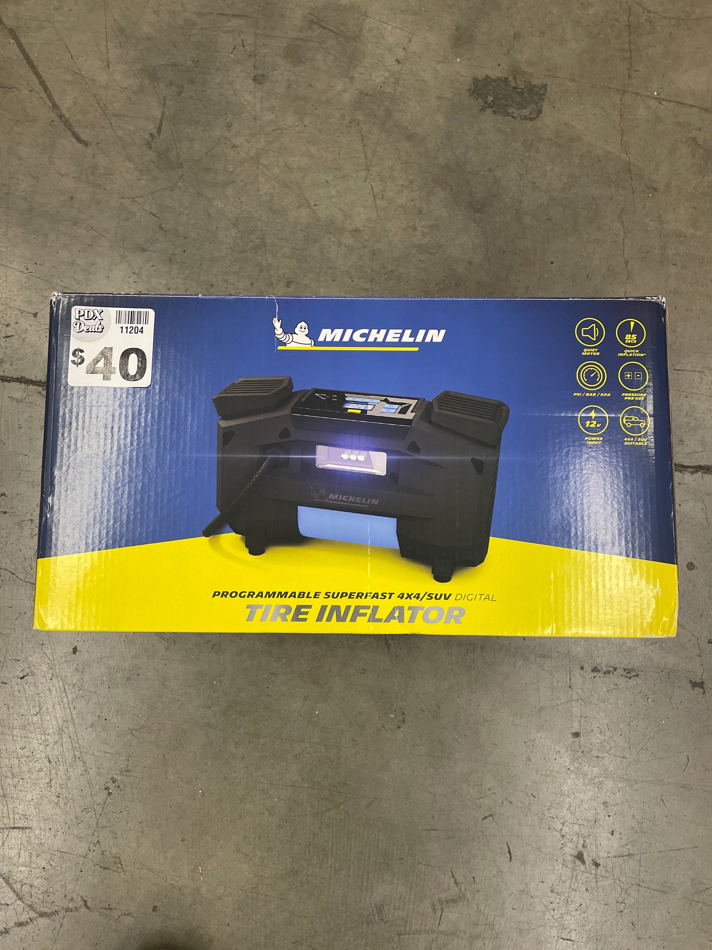 Michelin Programmable Super-Fast Double Piston Digital Tire Inflator