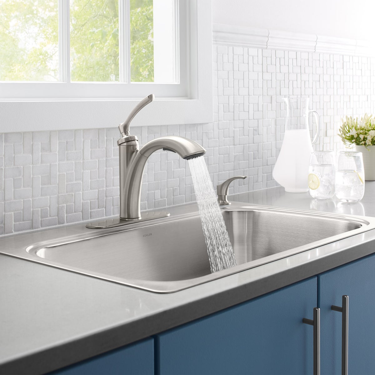 NEW - Kohler Linwood Pull-out Kitchen Faucet