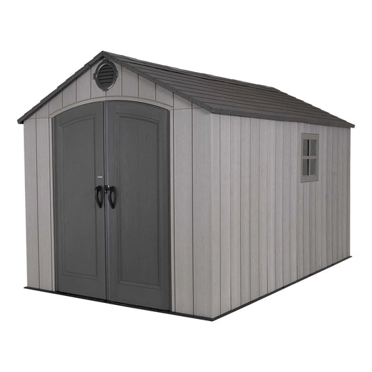 NEW - Lifetime Resin Outdoor 8' x 12.5' Storage Shed - Retail $1499