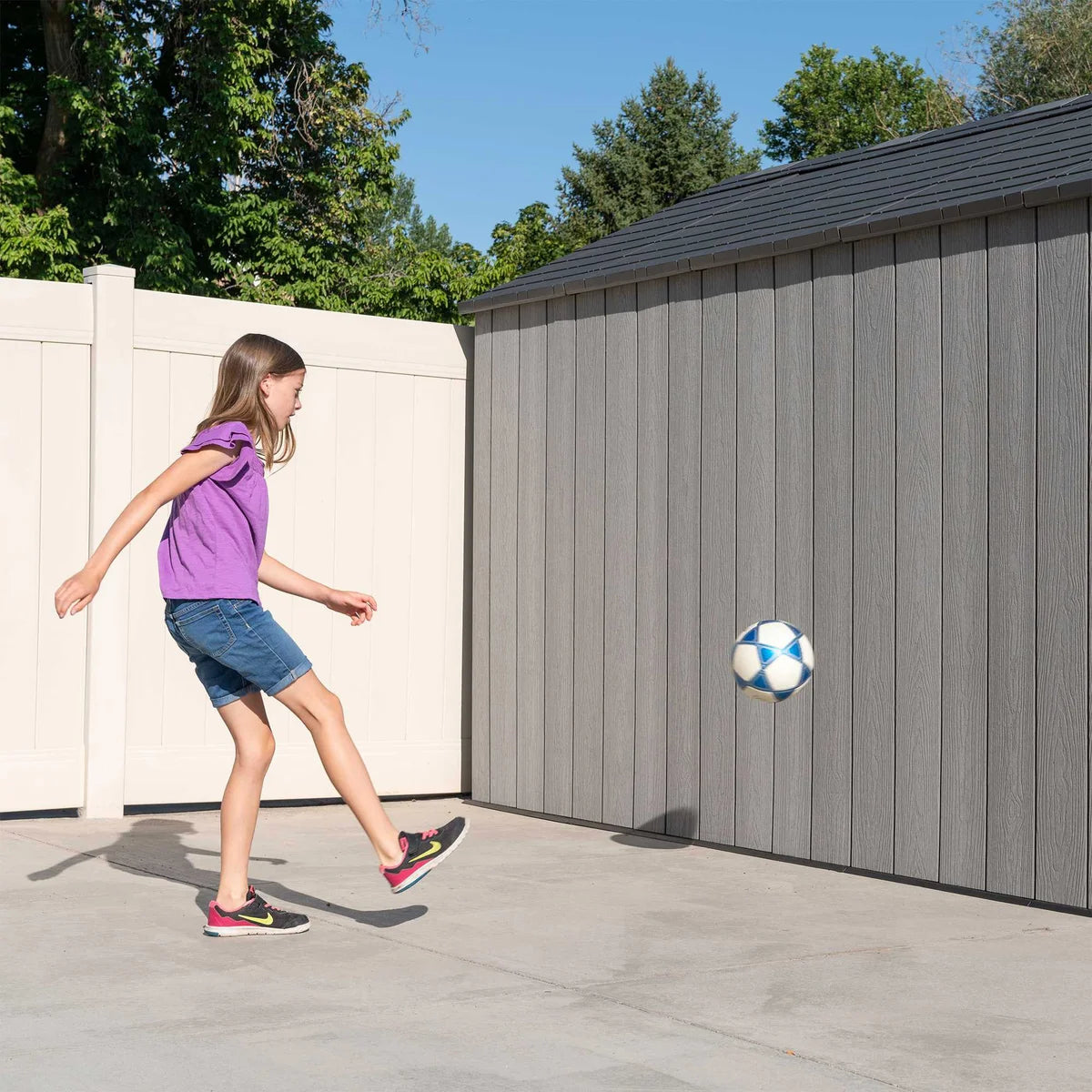 NEW - Lifetime Resin Outdoor 8' x 12.5' Storage Shed - Retail $1499