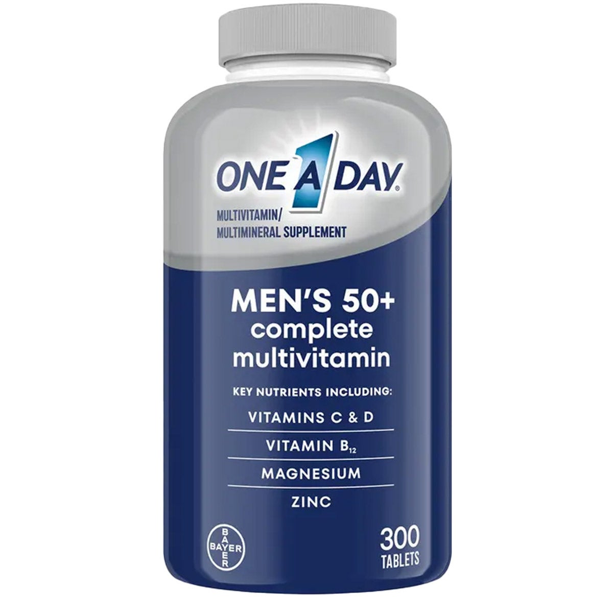 NEW - One A Day Men's 50+ Healthy Advantage Multivitamin, 300 Tablets
