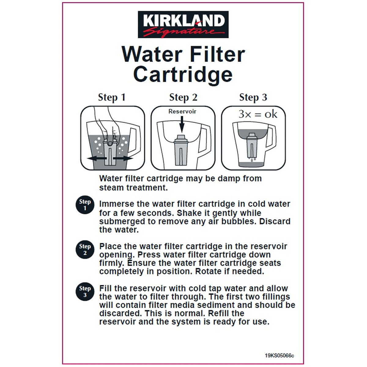 Kirkland Signature Water Filter Cartridge, 10-pack set