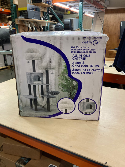 Catry Bradbury 7 Level Cat Tree with Hammock and Condo - Retail $99 Default Title