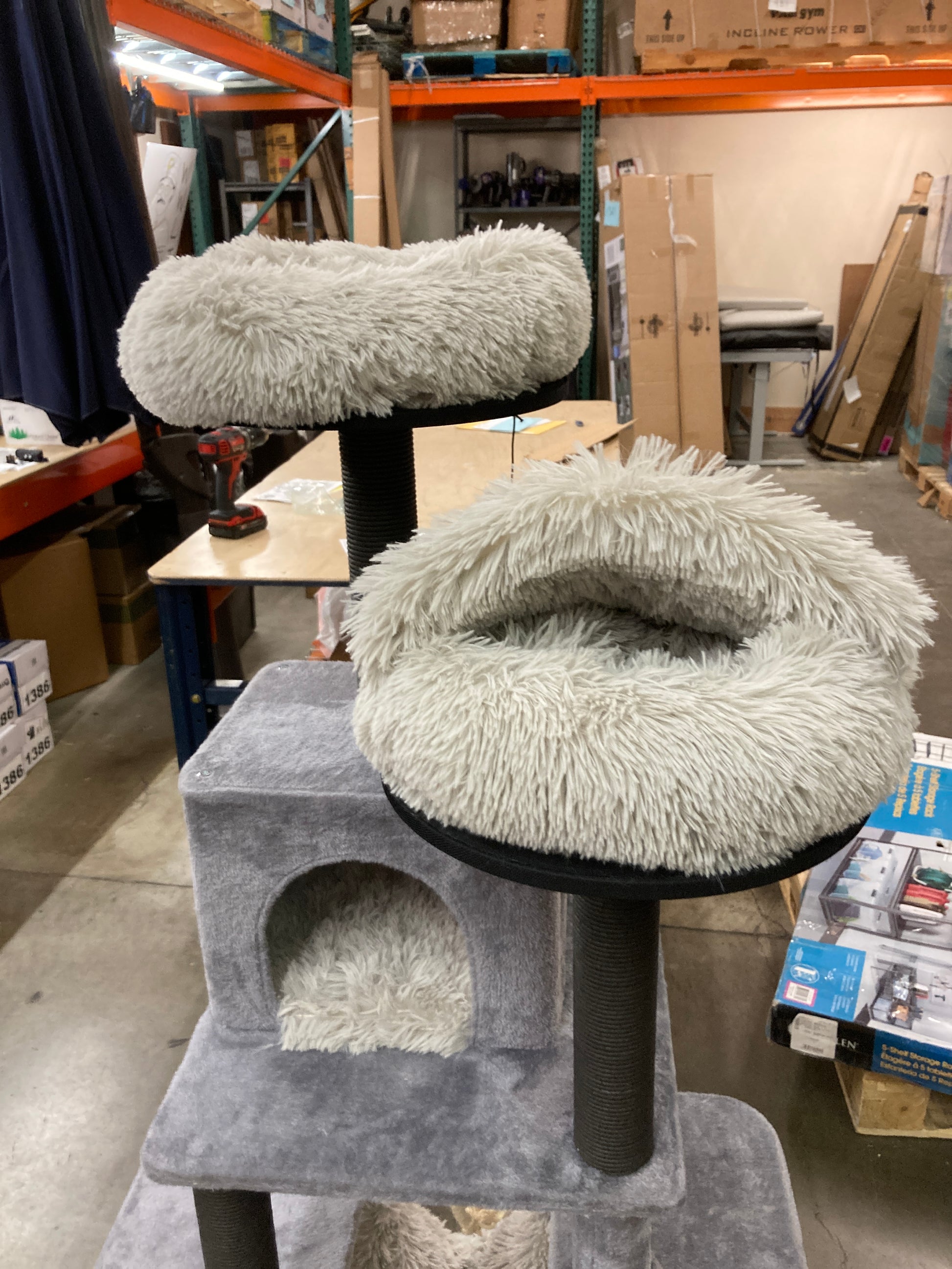 Catry Bradbury 7 Level Cat Tree with Hammock and Condo - Retail $99 Default Title