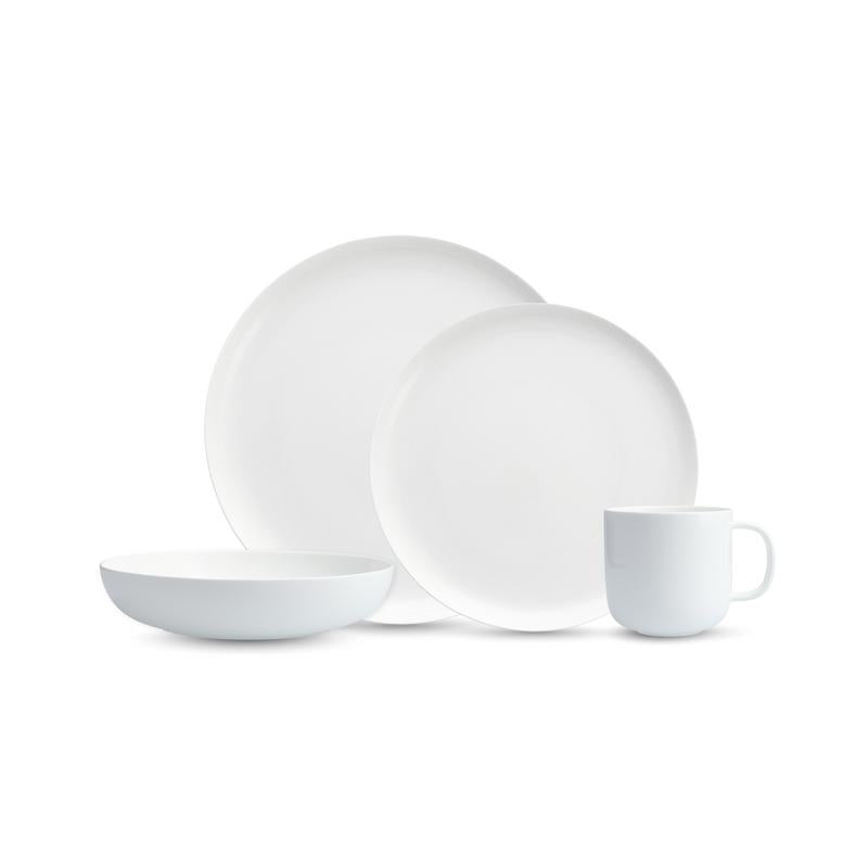 NEW - Fortessa Modern Coupe 16pc Dinnerware Set - Retail $149