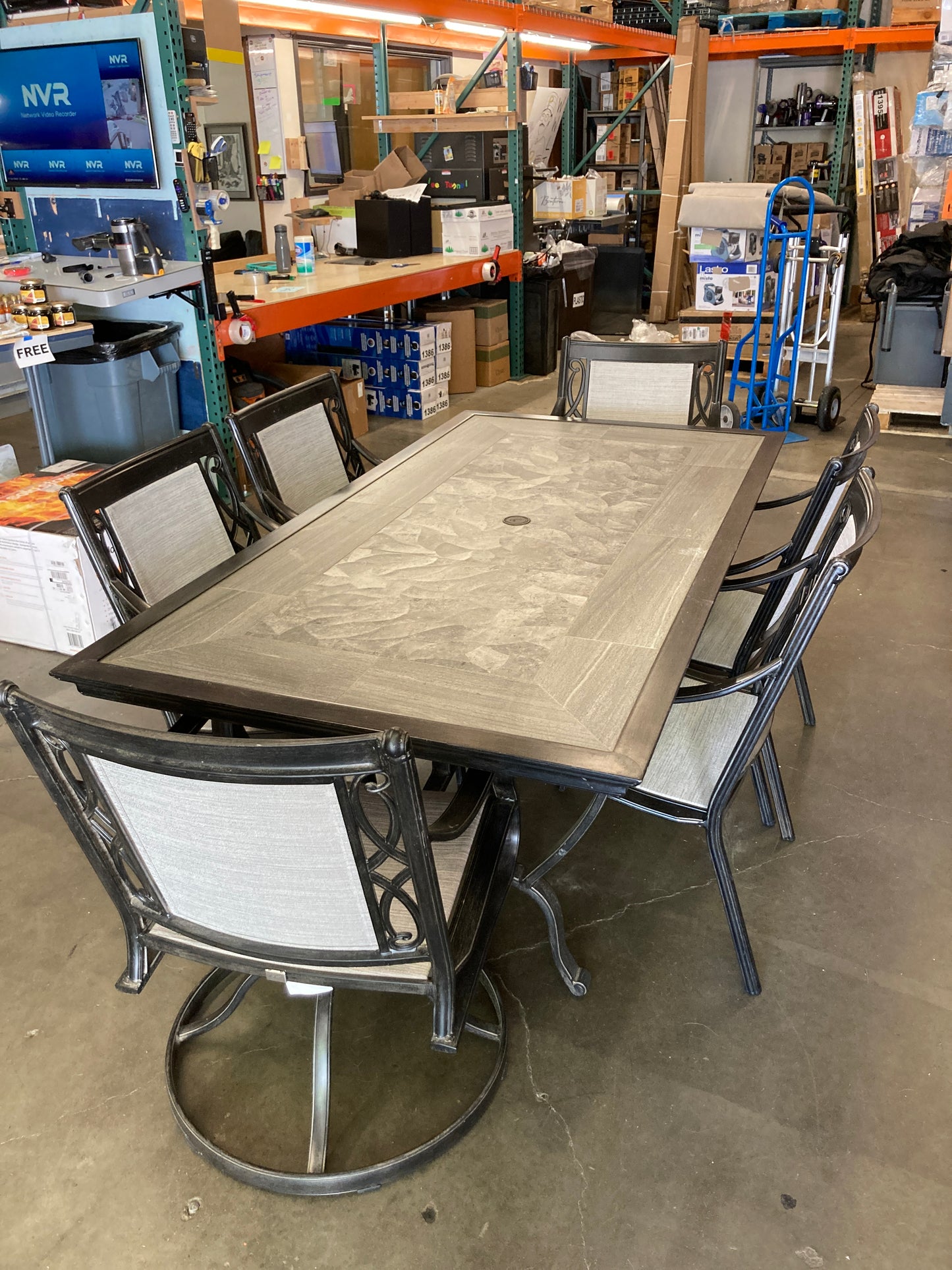 Agio Turner 7-Piece Outdoor Dining Set - Retail $1499