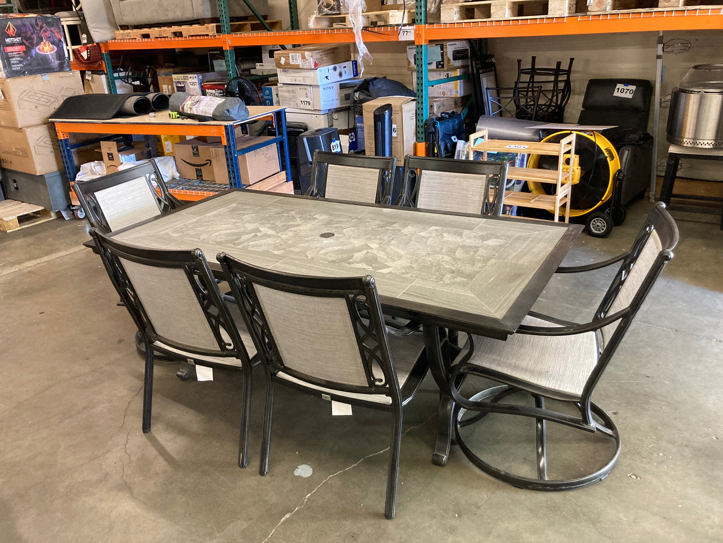 Agio Turner 7-Piece Outdoor Dining Set - Retail $1499