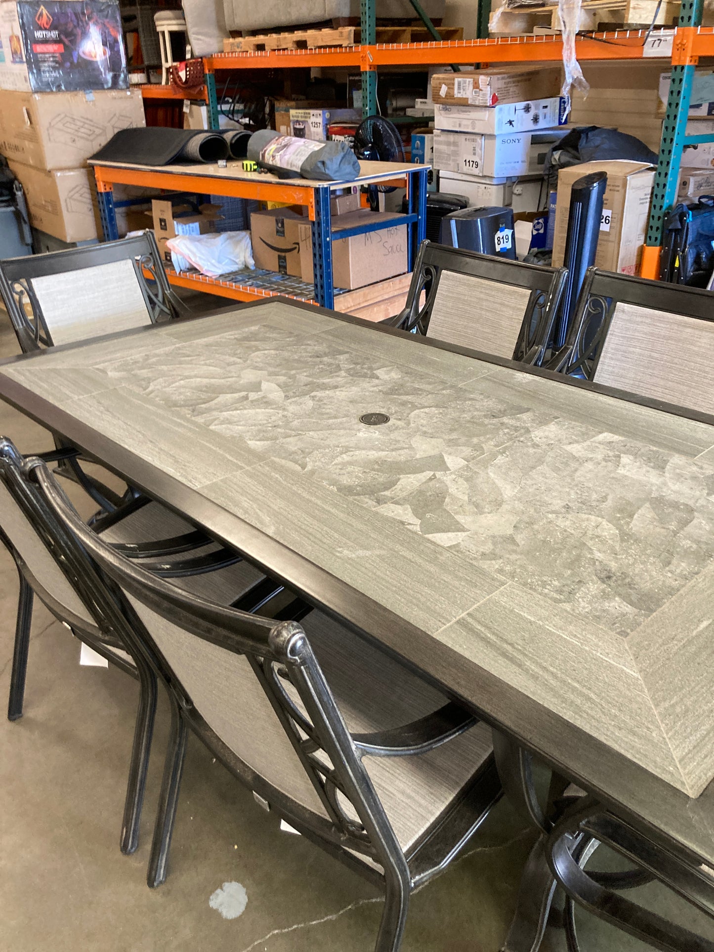 Agio Turner 7-Piece Outdoor Dining Set - Retail $1499