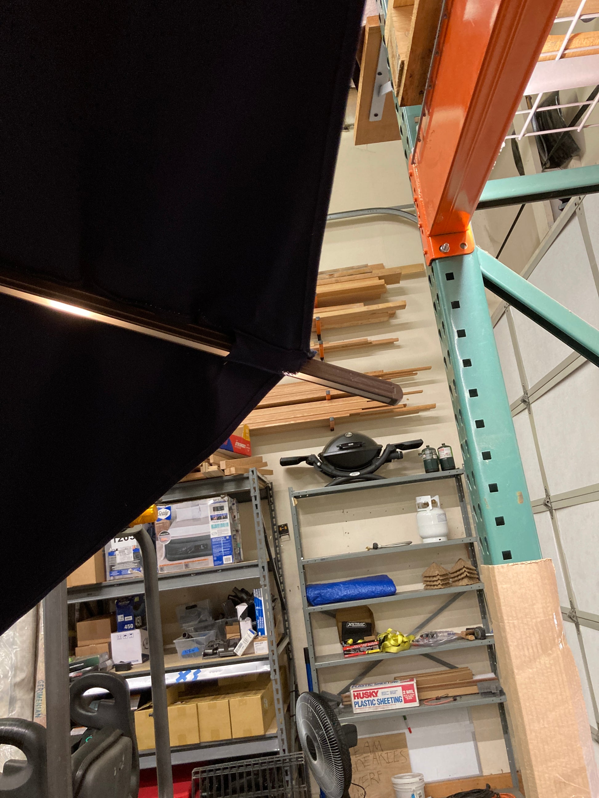 Costco - 11' LED Solar Round Cantilever Umbrella - Retail $629 Default Title