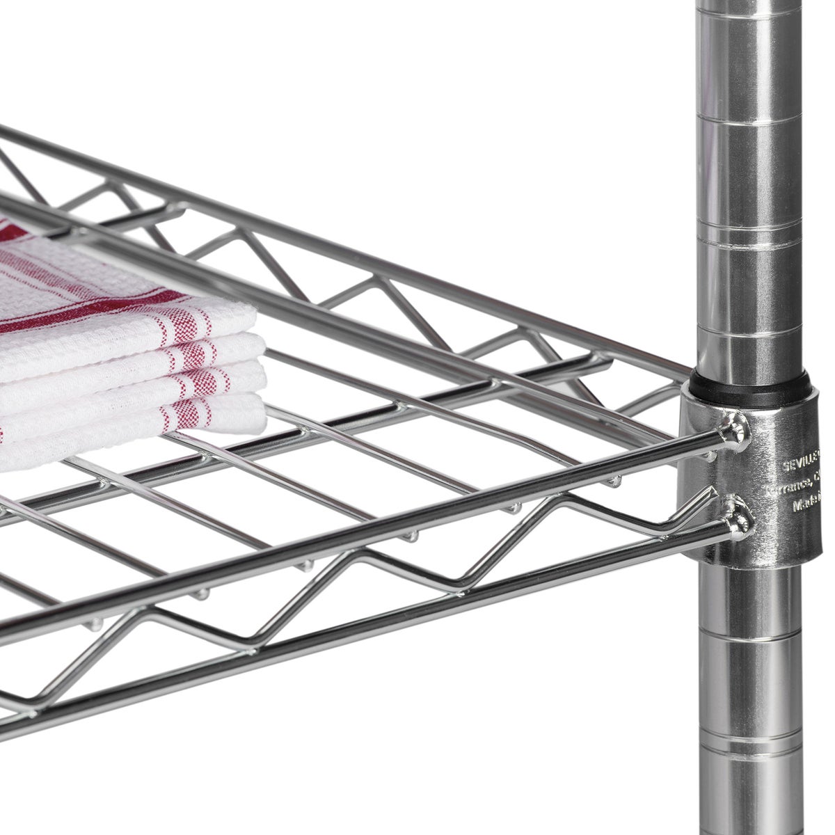 NEW - Seville Classics Stainless Steel Kitchen Cart