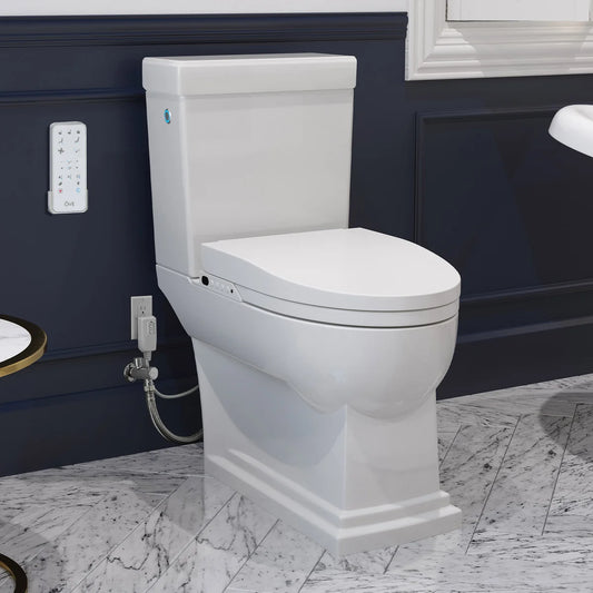 NEW - OVE Decors Irenne Elongated Smart Bidet Toilet with Remote Control - Retail $1299