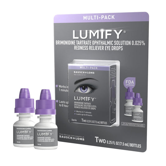 NEW - Lumify Redness Reliever Eye Drops, 15 ml.