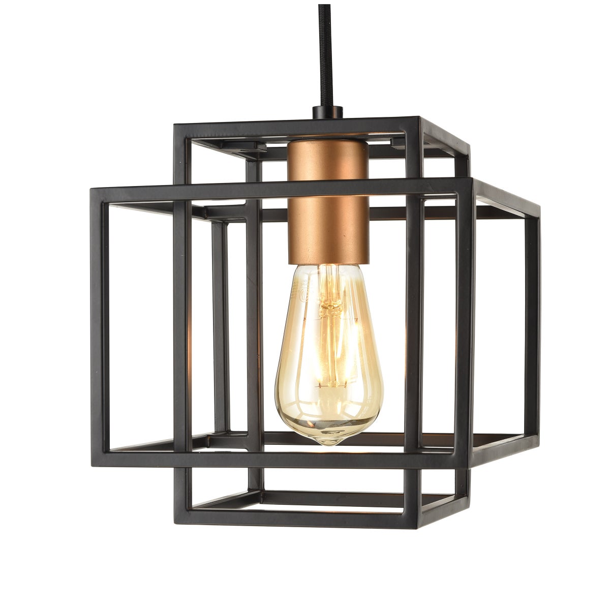 Kelsey Dual Square 3-Light Floor Lamp