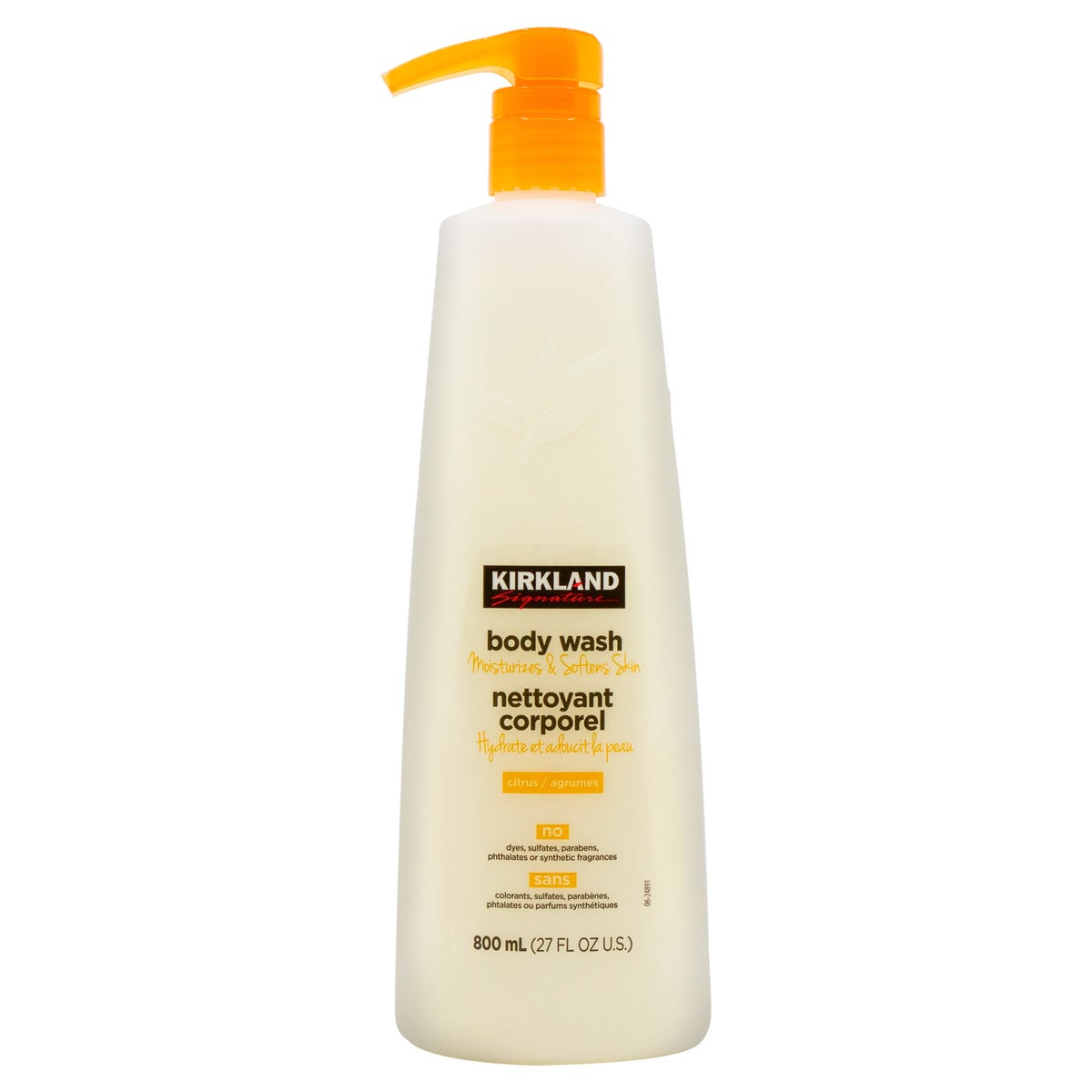 Kirkland Signature Liquid Body Wash, Natural Citrus, 27 fl oz, 2-count