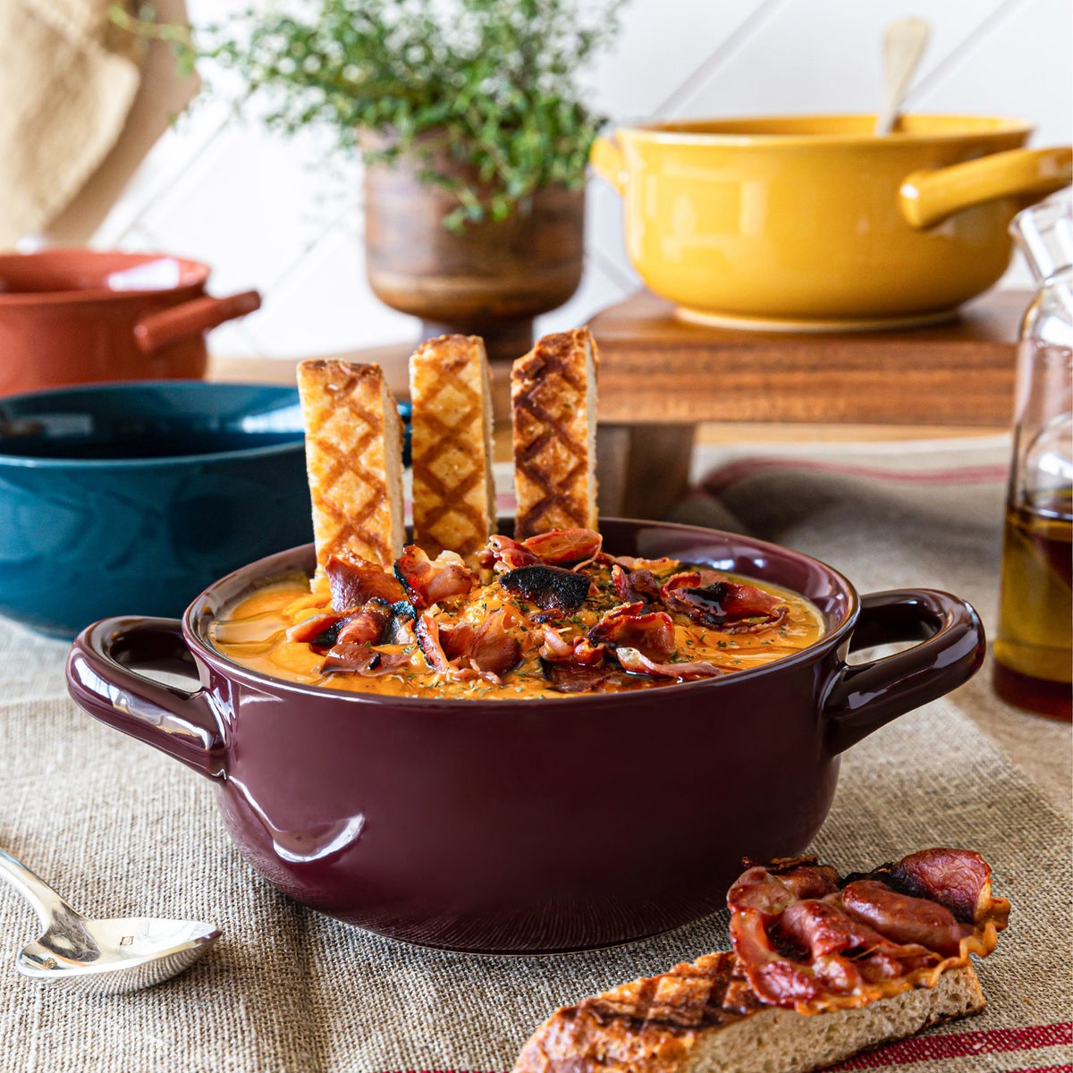 Over and Back Handled Bowl Set, 6-piece
