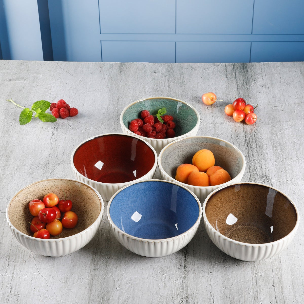 Laurie Gates Sierra 6-piece Bowl Set - Retail $13