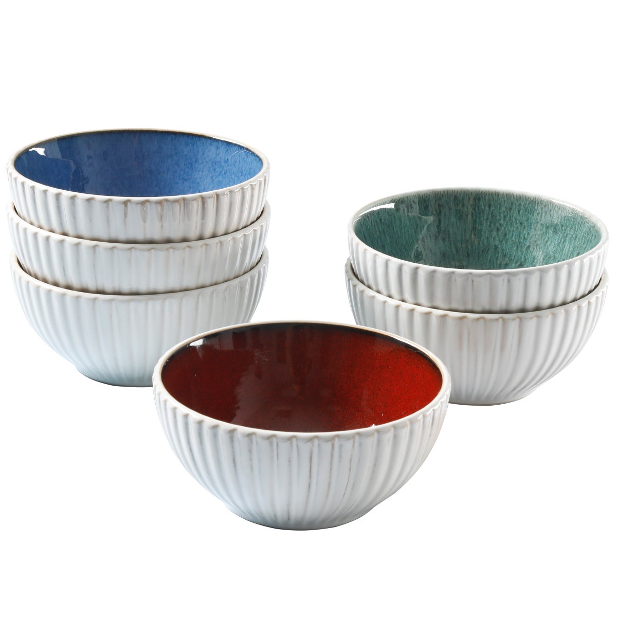 Laurie Gates Sierra 6-piece Bowl Set - Retail $13
