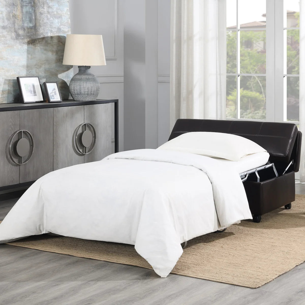 Graycen Sleeper Ottoman - Retail $399