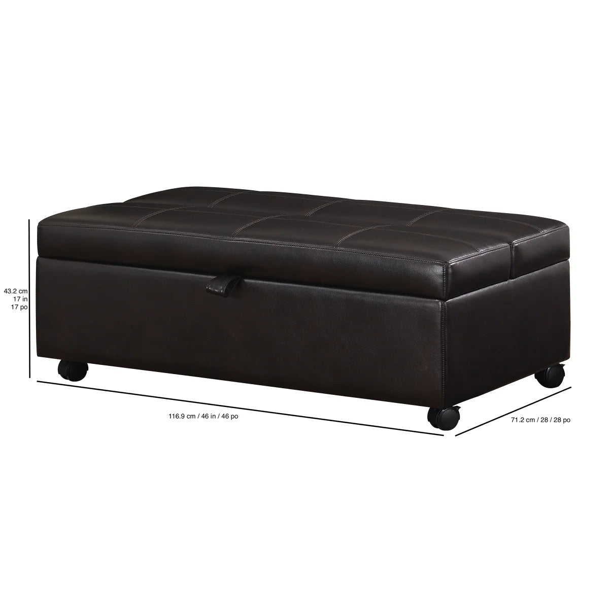 Graycen Sleeper Ottoman - Retail $399