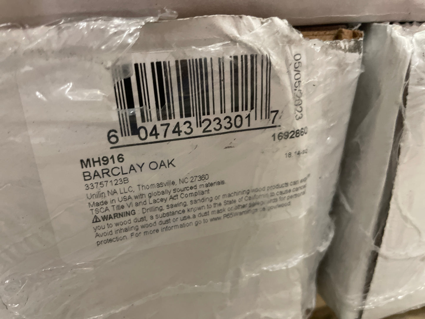 6 Boxes - Mohawk Home - BARCLAY OAK - Waterproof Laminate Flooring Featuring CleanProtect 12MM Thick (10MM Plank + 2MM Attached Pad) - Retail $282