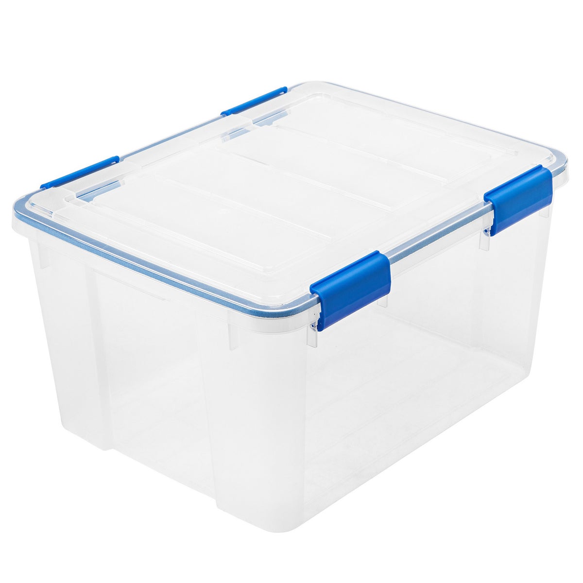 IRIS 44 Quart WeatherPro-Seal Storage Bin, 4-pack - Retail $50