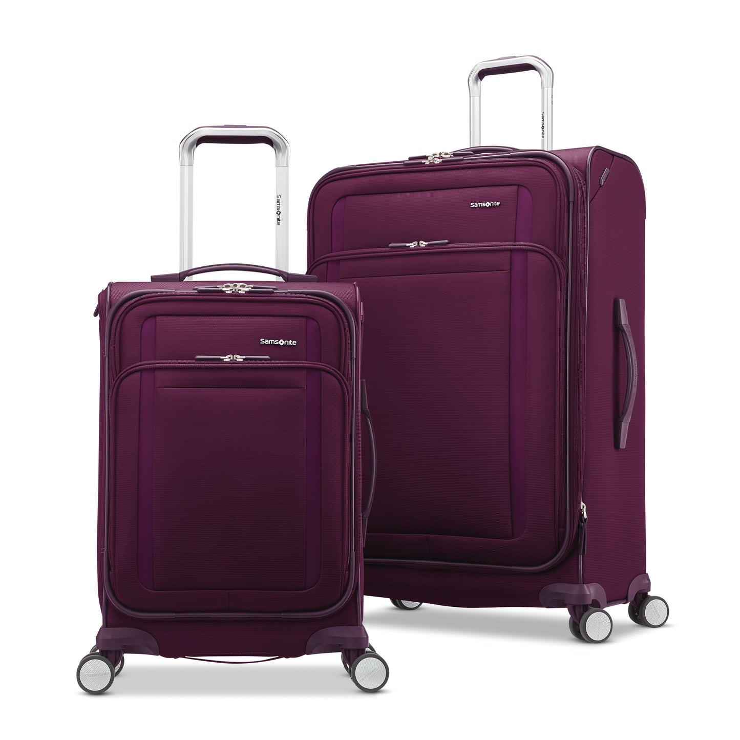NEW - Samsonite Deep Purple Renew 2-piece Softside Set - Retail $199