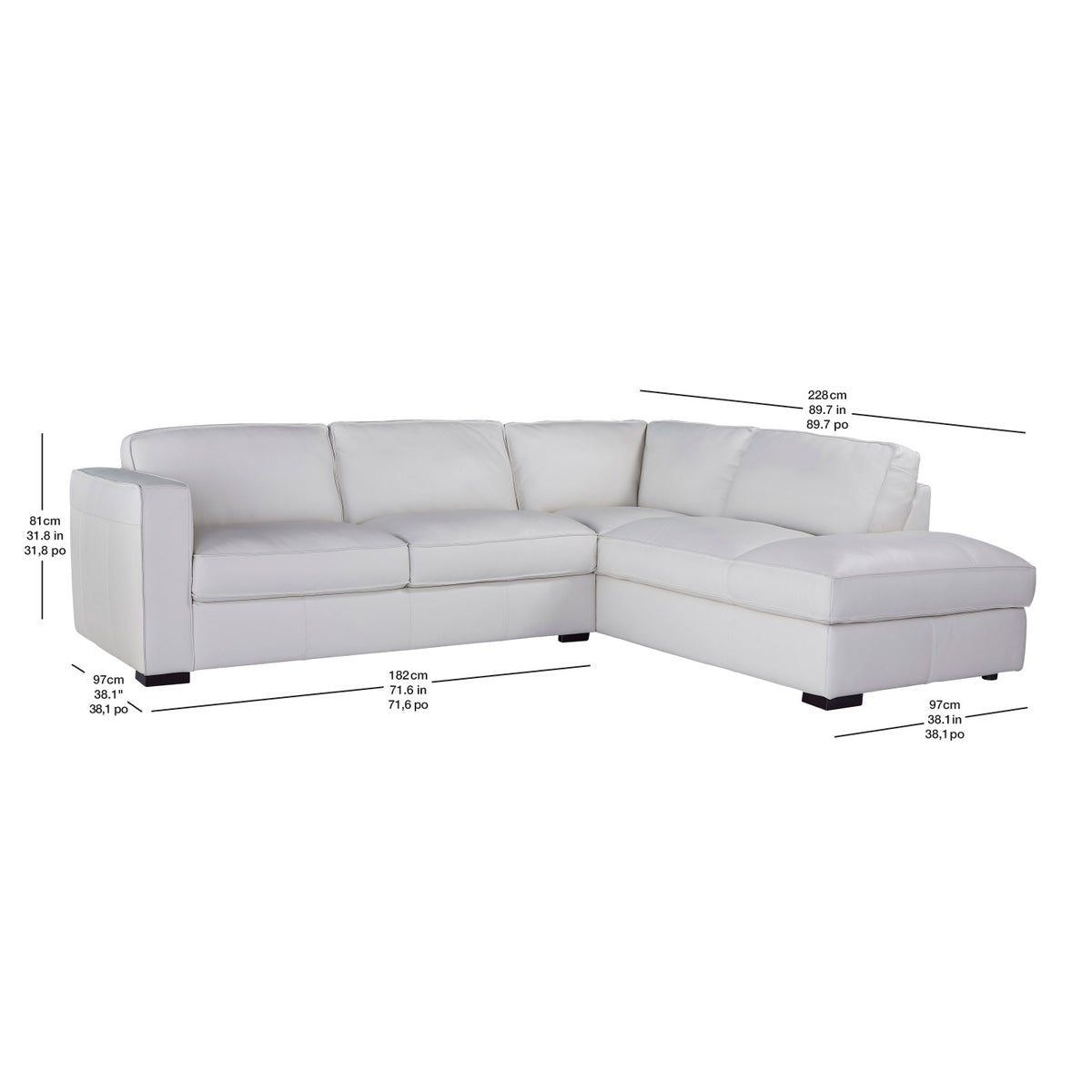 Natuzzigroup Leather Sectional