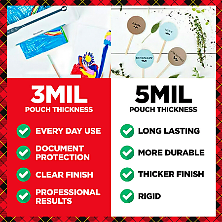Scotch® Thermal Laminating Pouches, 3 mil., Fits Letter Size (8.9 in. × 11.4 in.) Paper, 200-PK