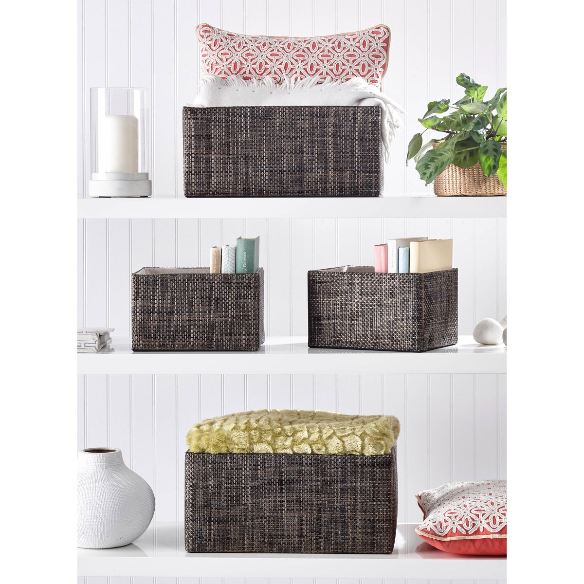 NEW - Mesa Storage Baskets, Set of 4
