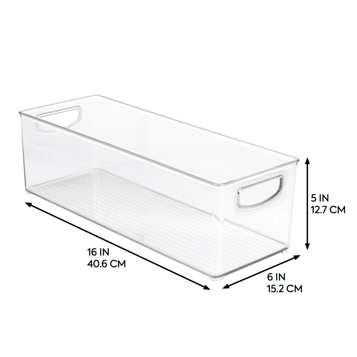 iDESIGN Linus Deep Storage Bins, 6-piece Set