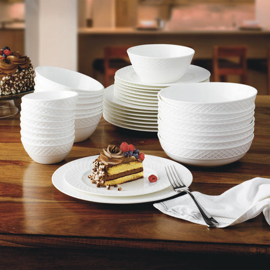 Mikasa Trellis Bone China 40-Piece Dinnerware Set